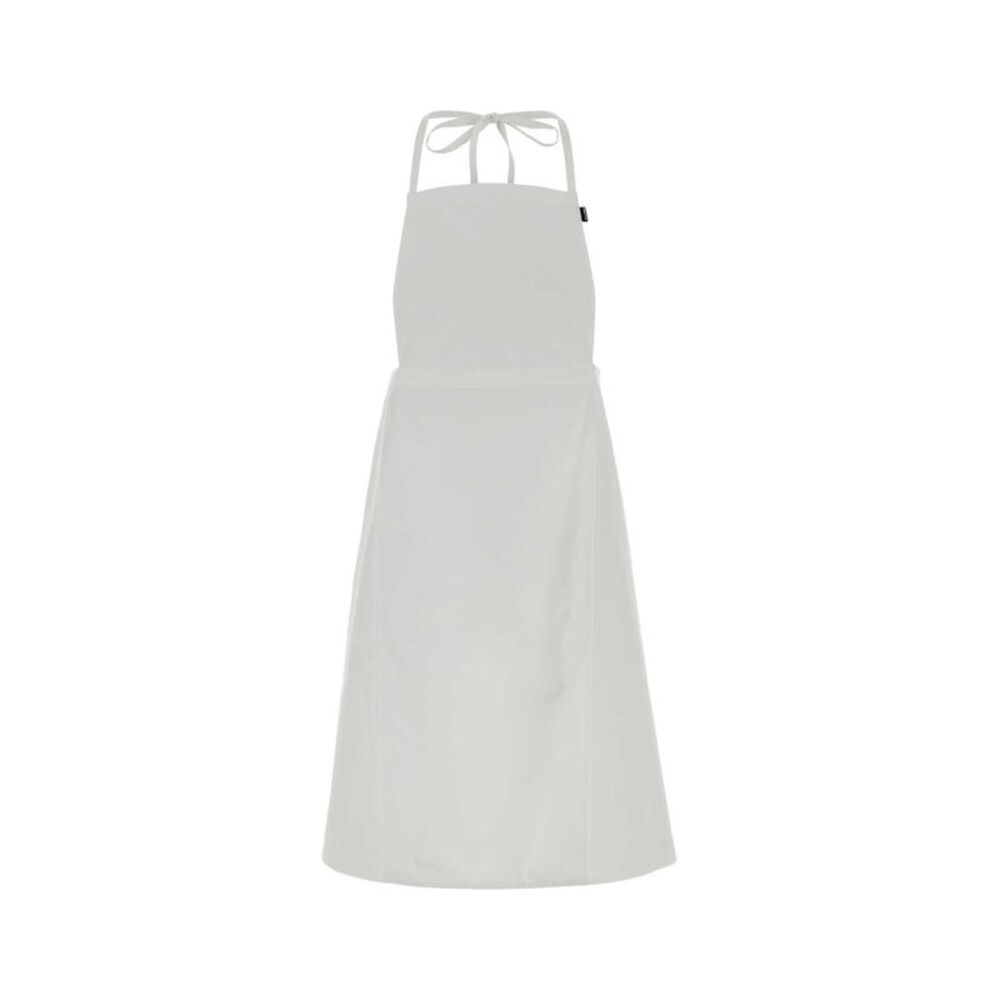 Miu Miu Women White Poplin Apron
